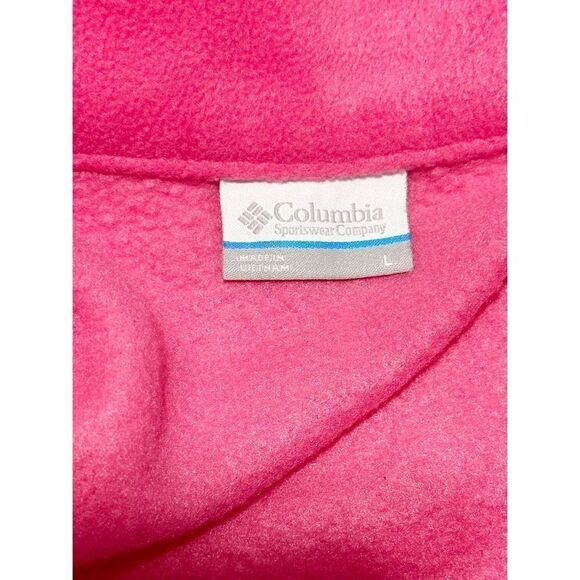 Columbia Women's Sawyer Rapids 2.0 Fleece Jacket Full Zip French Rose Pink Large - Picture 2 of 16